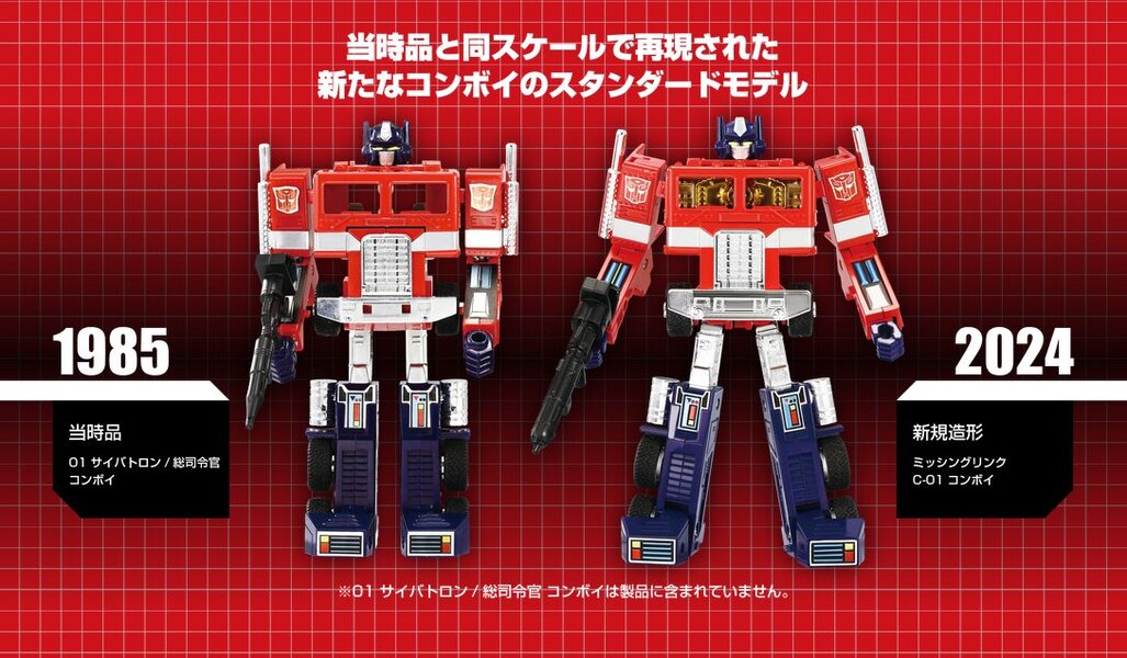 Image Of Missing Link C 01 Convoy Takara Tomy 40th Anniversary Transformers Series  (7 of 22)